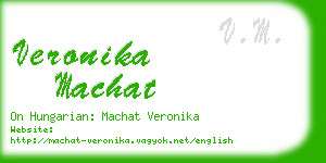 veronika machat business card